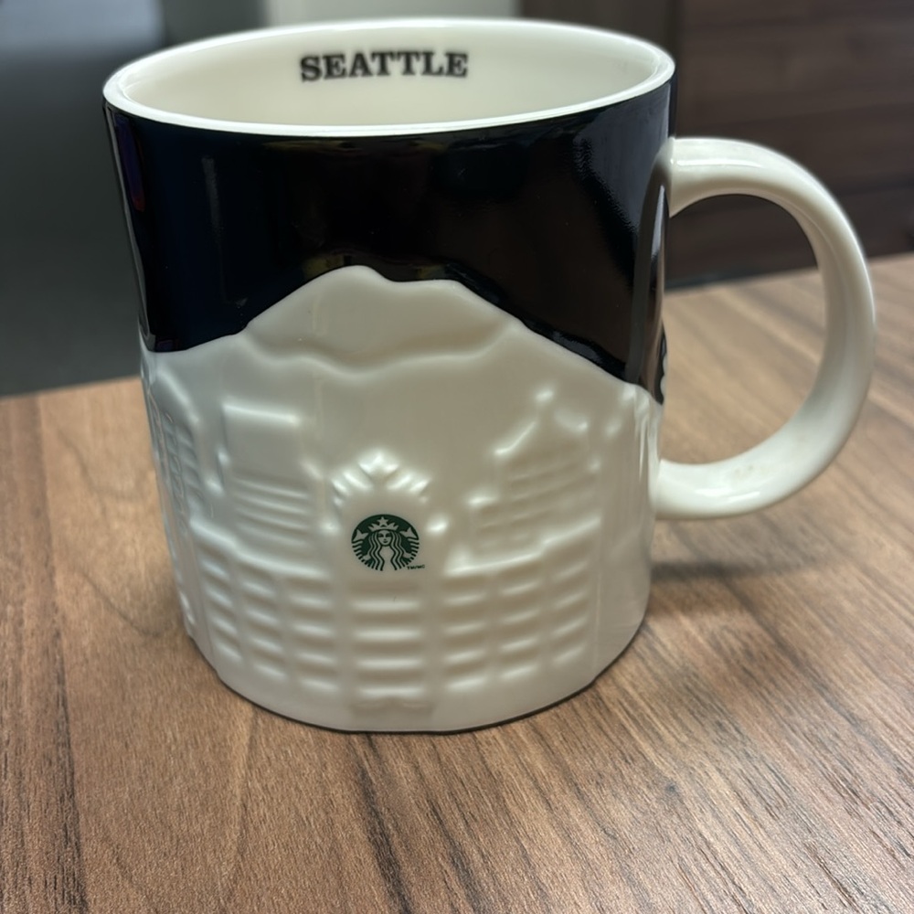 Starbucks Seattle relief Ceramic Mug.